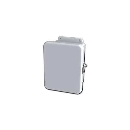 Saginaw Control & Engineering Quick Release Padlock Latch Electrical Enclosures, 9.52 in H, 4.71 in D, 7.52 in W SCE-8065CHQRFG